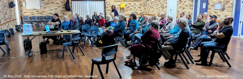 Film Night - an attentive audience